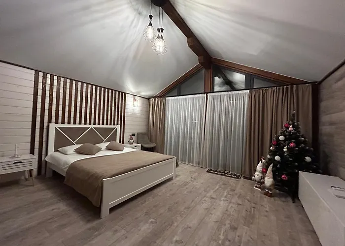 Quarto em Acomodações Particulares Zarichna House Slavske